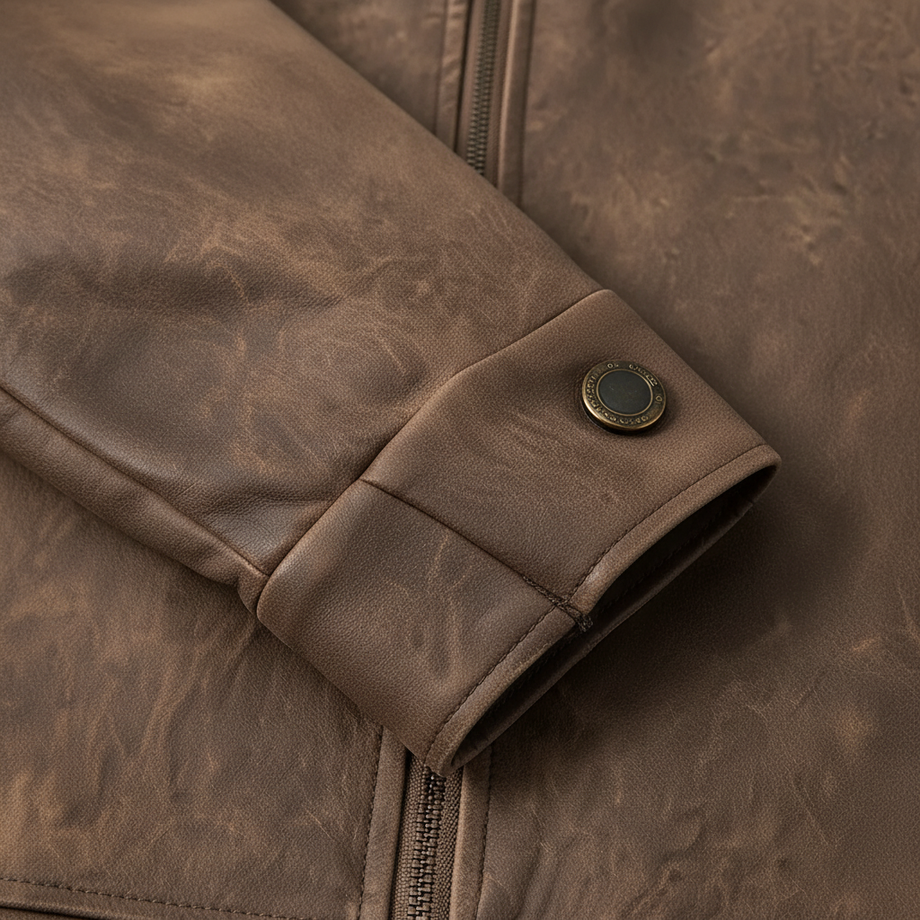 RUST LEATHER JACKET