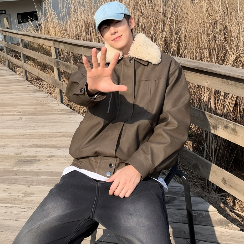 SHEARLING LEATHER JACKET