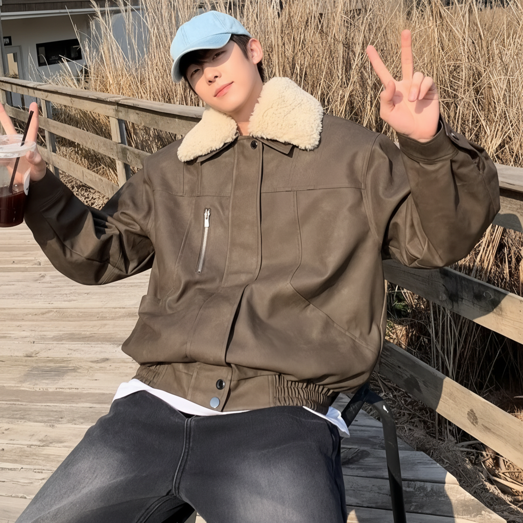 SHEARLING LEATHER JACKET