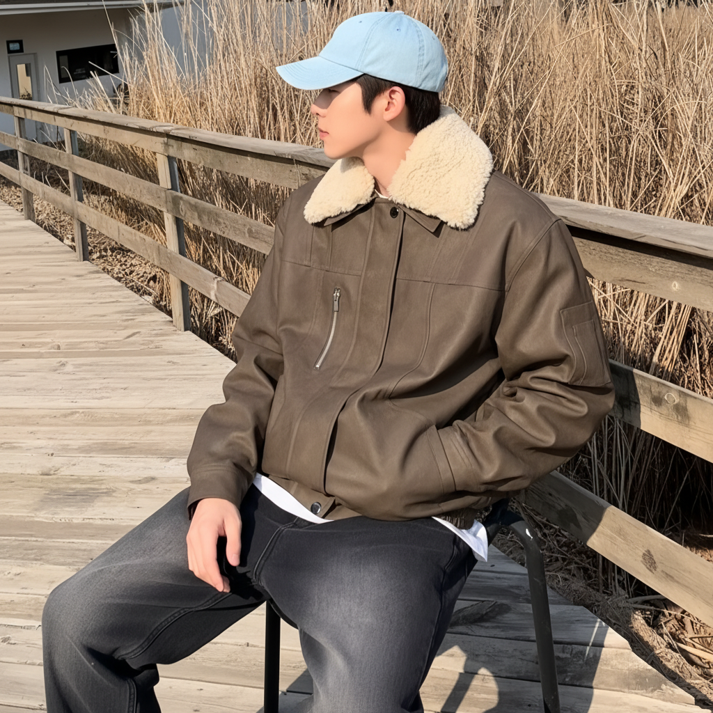 SHEARLING LEATHER JACKET