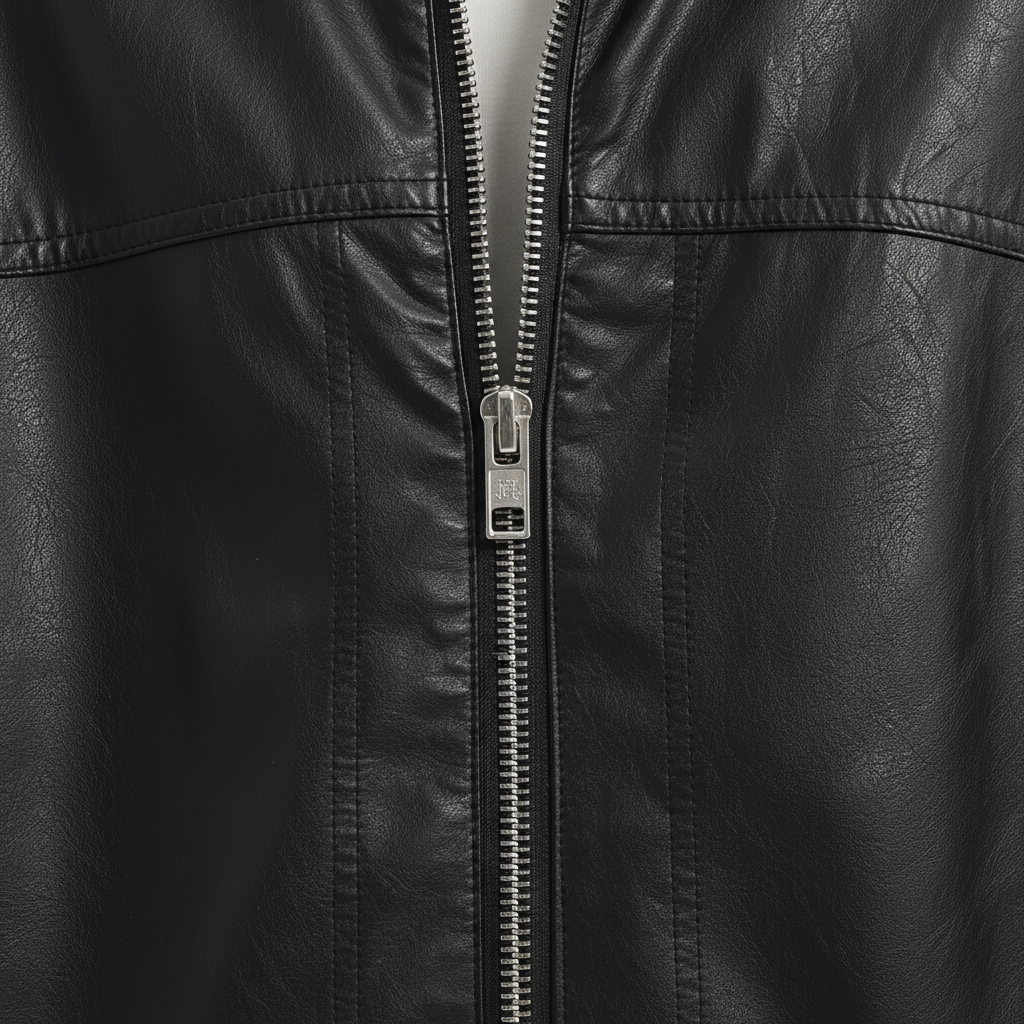 LEATHER BOMBER JACKET