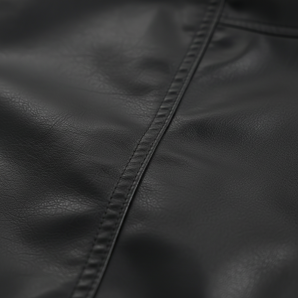 LEATHER BOMBER JACKET